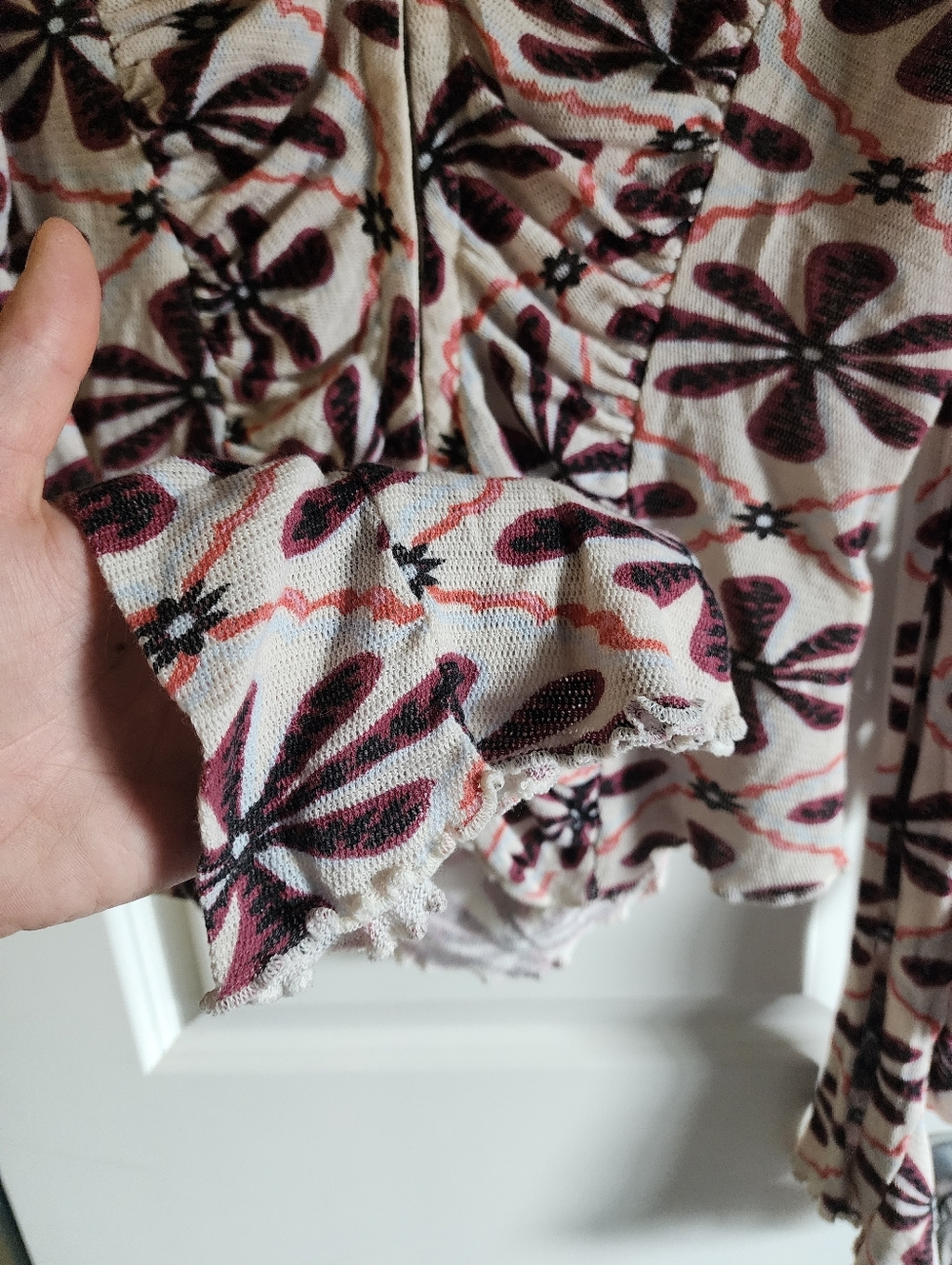 Free People Flower Top Size XL - Picture 3 of 10
